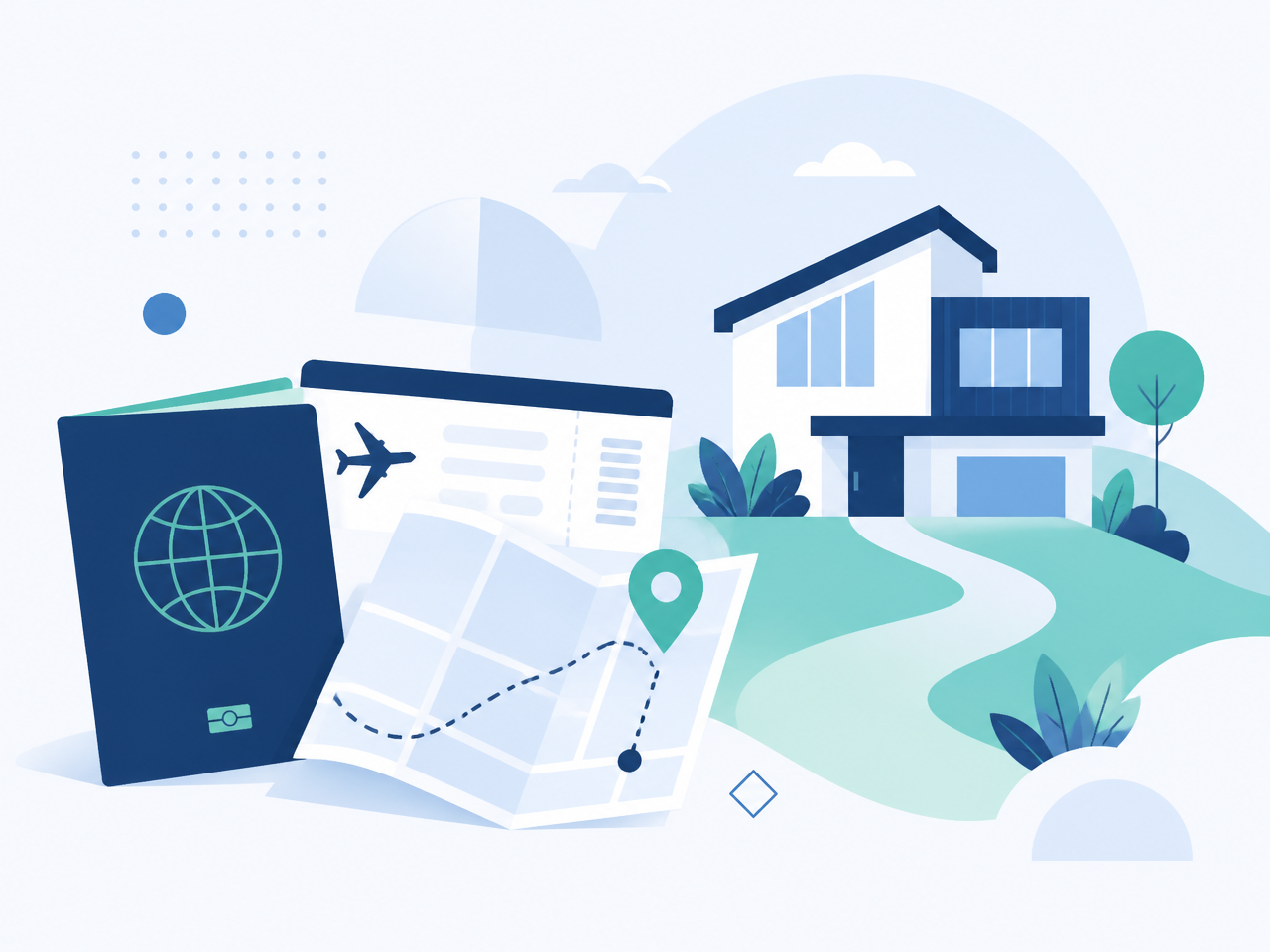 Your journey to a new country starts today.